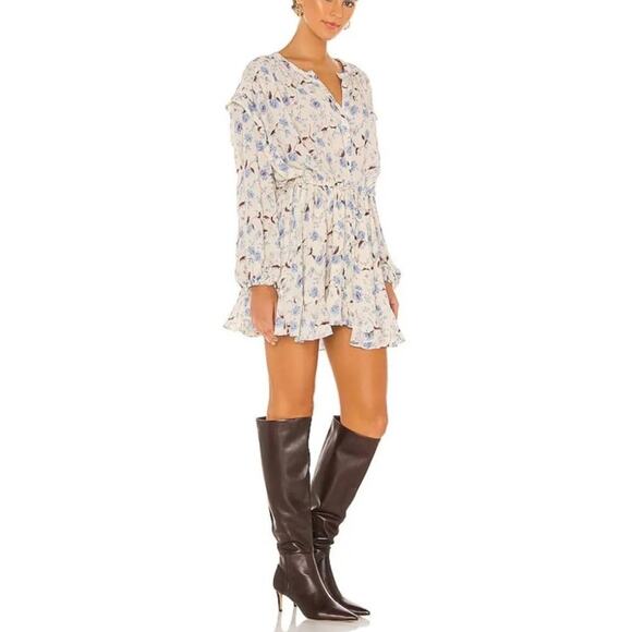Free People Flower Fields Mini Dress in Ivory Size Small - Picture 2 of 8